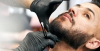 <b>Скидка до 50%.</b> Мужская или детская стрижка, моделирование бороды, бритье в барбершопе «Сорока»