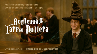 <b>Скидка до 60%.</b> Участие в семейном квесте «Вселенная Гарри Поттера» от студии «Семейные квесты»