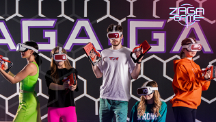 <b>Скидка до 50%.</b> Игра в шлеме на VR-арене в клубе виртуальной реальности Zaga Game