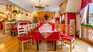 Меню кухни и напитки в ресторане «Илья Муромец»