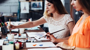 <b>Скидка до 33%.</b> Арт-свидание, арт-девичник или мастер-класс «Картина мечты» в студии «Пэинтинг Рум»