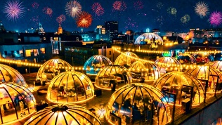 <b>Скидка до 30%.</b> Аренда теплого стеклянного купола на крыше в центре Москвы от компании Igloobar