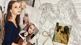 <b>Скидка до 30%.</b> Изготовление картины по номерам, печать фотографии или картины на холсте