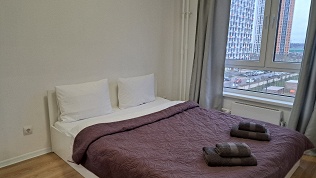<b>Скидка до 30%.</b> Аренда солнечной современной 1-комнатной квартиры в центре Одинцово от квартирного бюро Good Sleep Apartments