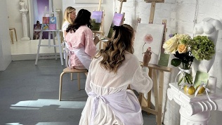 <b>Скидка до 33%.</b> Арт-свидание, арт-девичник или мастер-класс «Картина мечты» в студии «Пэинтинг Рум»