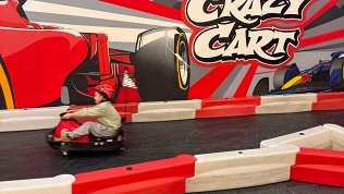 <b>Скидка до 50%.</b> Заезды на дрифт-карте в ТРЦ «Кузьминки Молл» от Crazy Cart