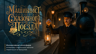 <b>Скидка до 60%.</b> Участие в семейном квесте «Машинист Сказочного поезда» от студии «Семейные квесты»