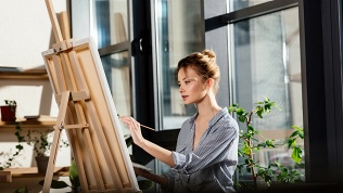 <b>Скидка до 30%.</b> Создание картины за три часа в арт-студии Sunny Art