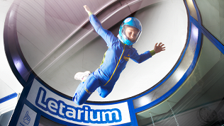 <b>Скидка до 20%.</b> Полеты от 2 минут в закрытой аэротрубе «Летариум»