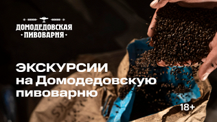 <b>Скидка 10%.</b> Экскурсия на завод «Домодедовская пивоварня» (1080 руб. вместо 1200 руб.)