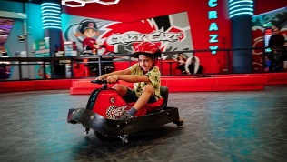 <b>Скидка до 50%.</b> 2 или 3 заезда на дрифт-карте в МТК «ЕвроПарк» в картинг-центре Crazy Cart