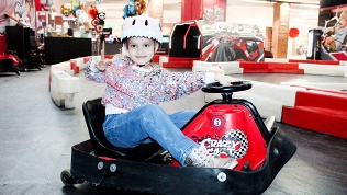 <b>Скидка до 50%.</b> 2 или 3 заезда на дрифт-карте в картинг-центре Crazy Cart