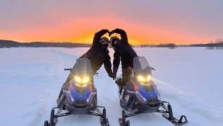 <b>Скидка до 10%.</b> Катание на снегоходе от компании «Резиденция активного отдыха»