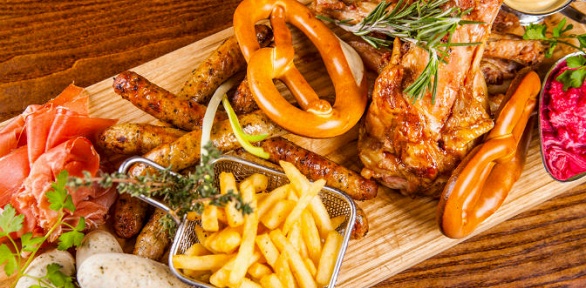 Всё меню и напитки в ресторане BeerHof за полцены