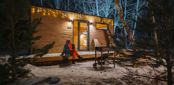 Новогодний отдых с завтраком, баней и чаном в глэмпинге «Терруар»