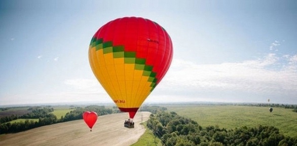 Полет на воздушном шаре с трансфером из Москвы от клуба «Аэронавтика»