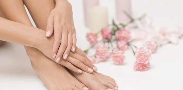 Маникюр и smart-педикюр с покрытием гель-лаком у мастера Юлии Лигуша