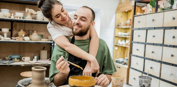 Посещение мастер-класса по росписи изделия из гипса от Пыренковой Галины