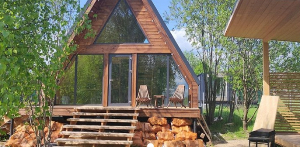 Аренда домиков с сеансом в СПА-бассейне с джакузи от Shapkin Glamping