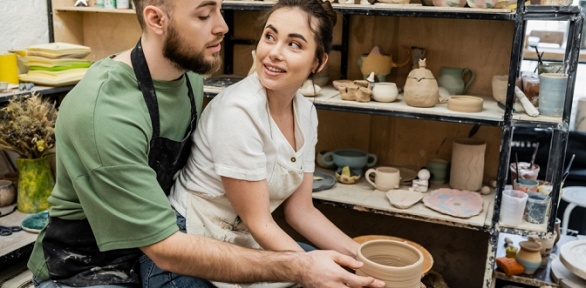 Романтический гончарный мастер-класс от Ломаевой Анастасии