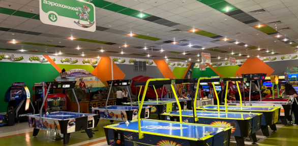 Игра на аппаратах, посещение батута в РК Play Day