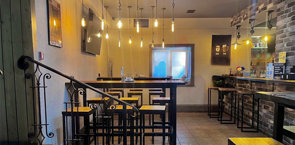 Меню кухни и напитки в баре «Прачка бар»