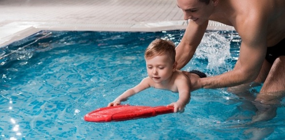 Посещение бассейна для детей и взрослых от «Школы плавания № 1»
