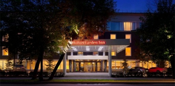 Отдых в выходные дни с завтраками в отеле Hilton Garden Inn Kaluga