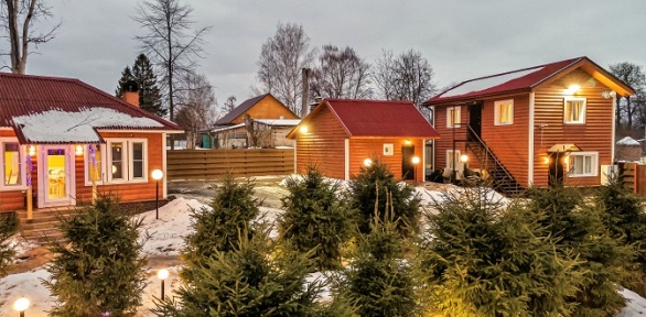 Отдых с питанием, посещением бани и чана в «Кикино на Веле»