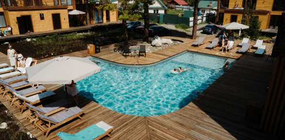 Отдых в курортном поселке Аршан в экоотеле Villa Malina
