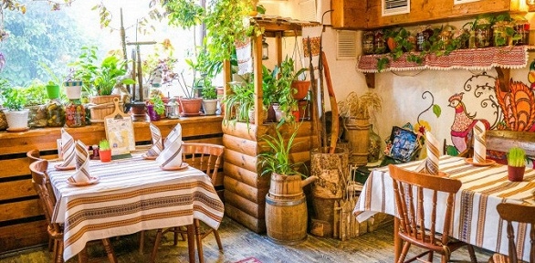 Меню кухни и напитки в корчме «Тарас Бульба»