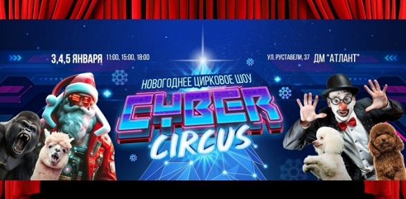 Билет на захватывающее цирковое новогоднее шоу Cyber Circus