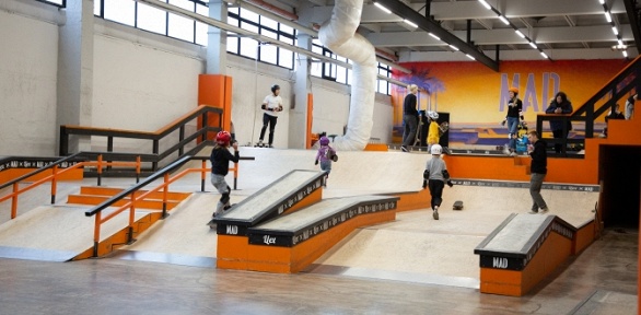 <b>Скидка до 55%.</b> Индивидуальная или групповая тренировка либо единоразовый вход в скейт-парк от школы скейтбординга Mad Extreme Park