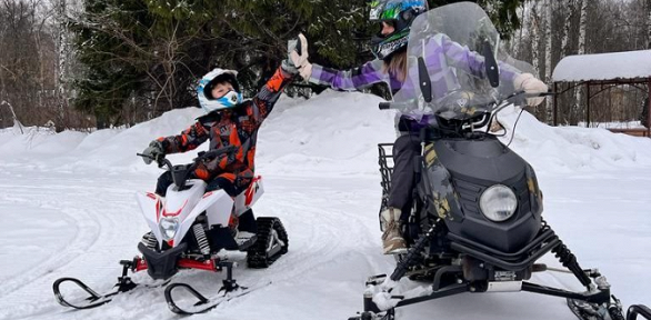 Заезды на снегоходе для детей и взрослых от клуба Motoychebka