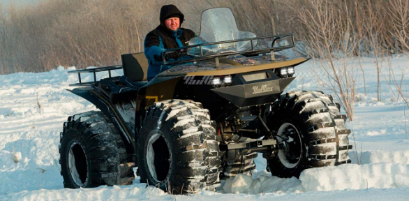 Катание на квадроцикле по маршруту от клуба «Арт-адреналин»