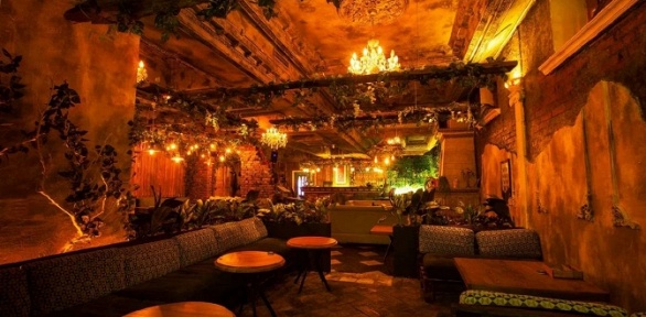Паровые коктейли и напитки в лаундж-баре Garden Lounge