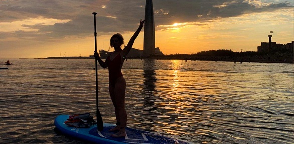 <b>Скидка до 51%.</b> Прогулки на SUP-борде с обучением от школы серфинга SUP UP