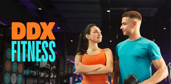 Посещение тренажерного зала в сети клубов DDX Fitness