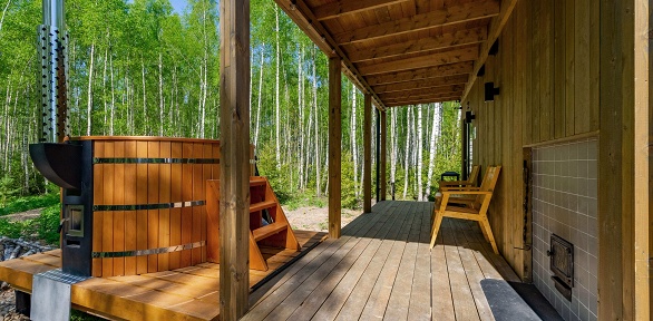 Отдых с караоке, прокатом велосипедов в глэмпинге «След Лося»