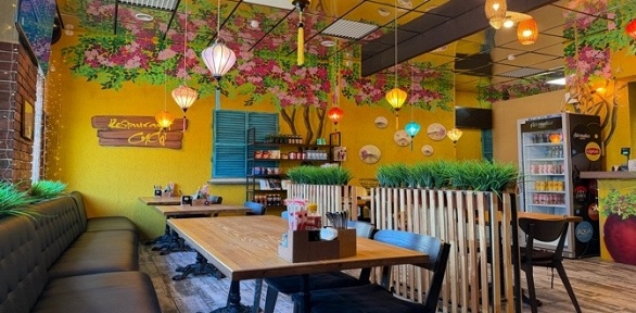 Всё меню и напитки в кафе вьетнамской кухни Cyclo