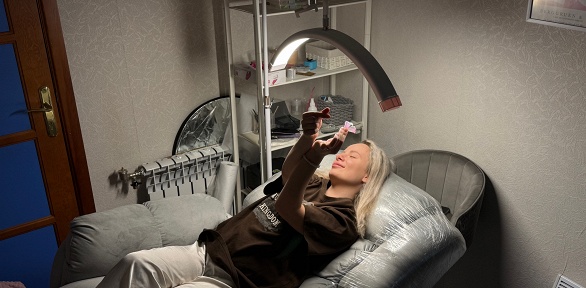 Ламинирование ресниц и бровей от мастера Анастасии Звягиной