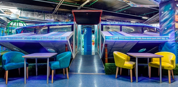 Праздник в ТРЦ «Охта Молл» в парке развлечений Joki Joya