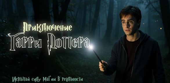 Участие в квесте «Приключение Гарри Поттера» от студии «Семейные квесты»
