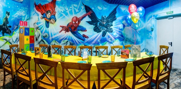 Праздник в банкетной комнате в ТРЦ «Vegas Кунцево» в парке Joki Joya