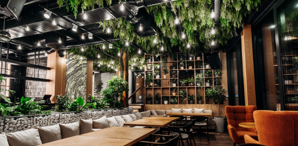 Меню и напитки в ресторане «Пейзаж»