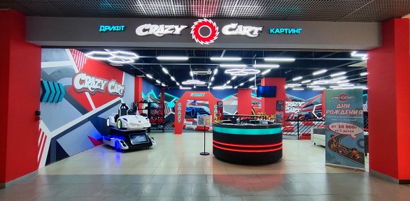 2 или 3 заезда на дрифт-карте в картинг-центре Crazy Cart