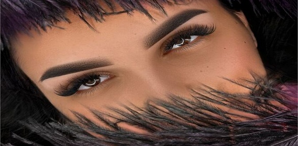 Архитектура бровей, наращивание ресниц от мастера Курмаевой Виктории