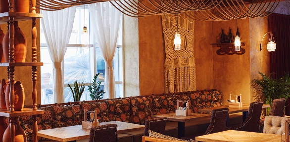 Ужин в ресторане грузинской кухни на улице Янки Купалы «Барбамбия»