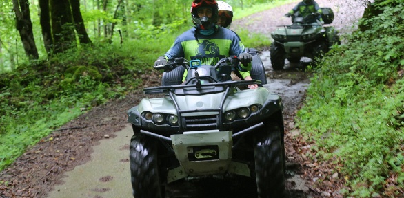 Квадротур на Ивановский водопад от компании Kvadrobaza23