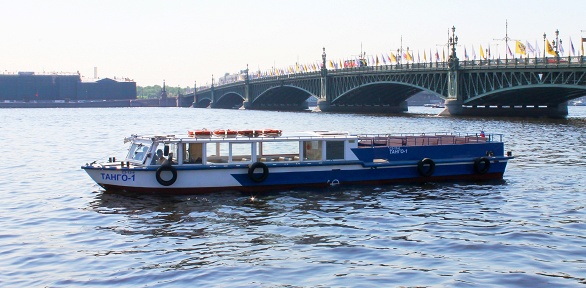 Билет на ночную водную комбоэкскурсию «Весь Петербург» на теплоходе
